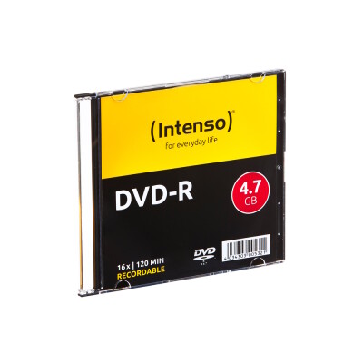 Intenso DVD-R 4,7GB, 16x Speed  DVD Slim Case 10